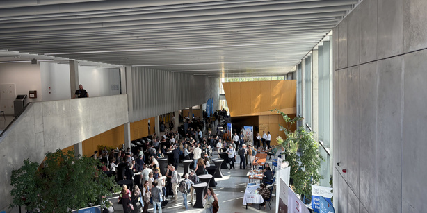 Inside the UISPP conference building